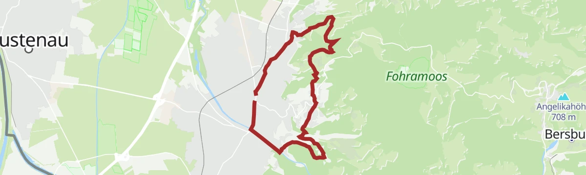 Route map: Dornbirner Höhenweg